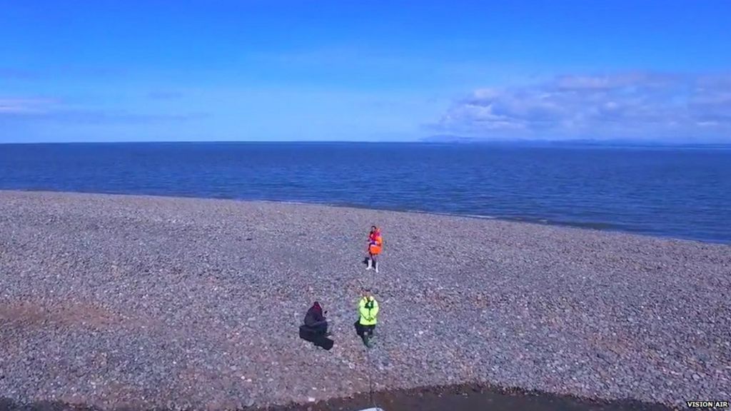 VIDEO: Footage of new island near Fleetwood