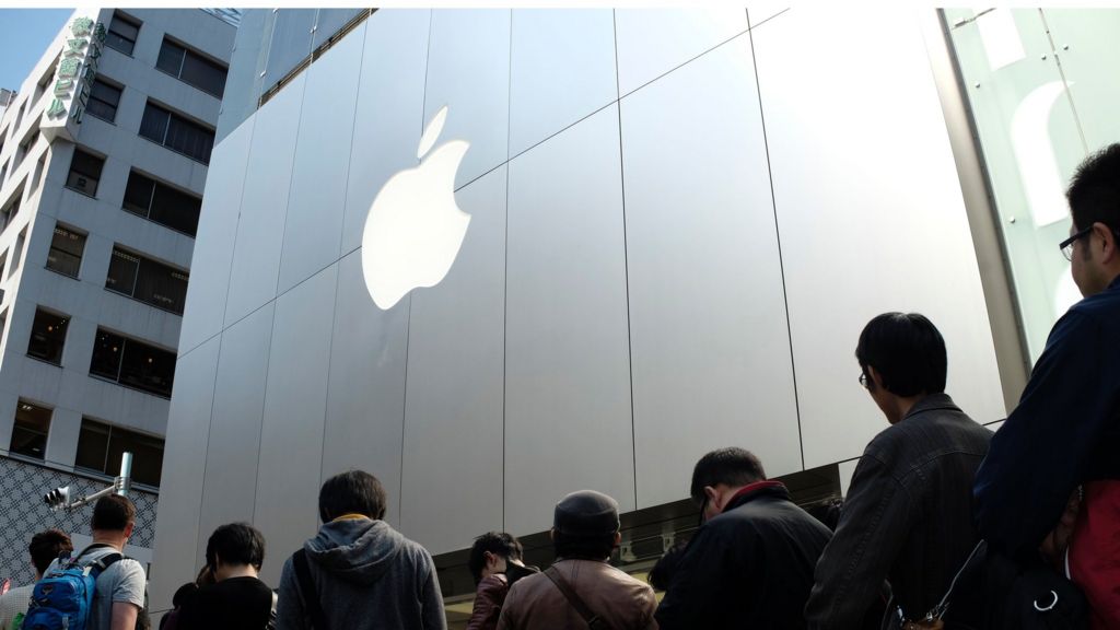Apple iPhone sales fall, but beat estimates