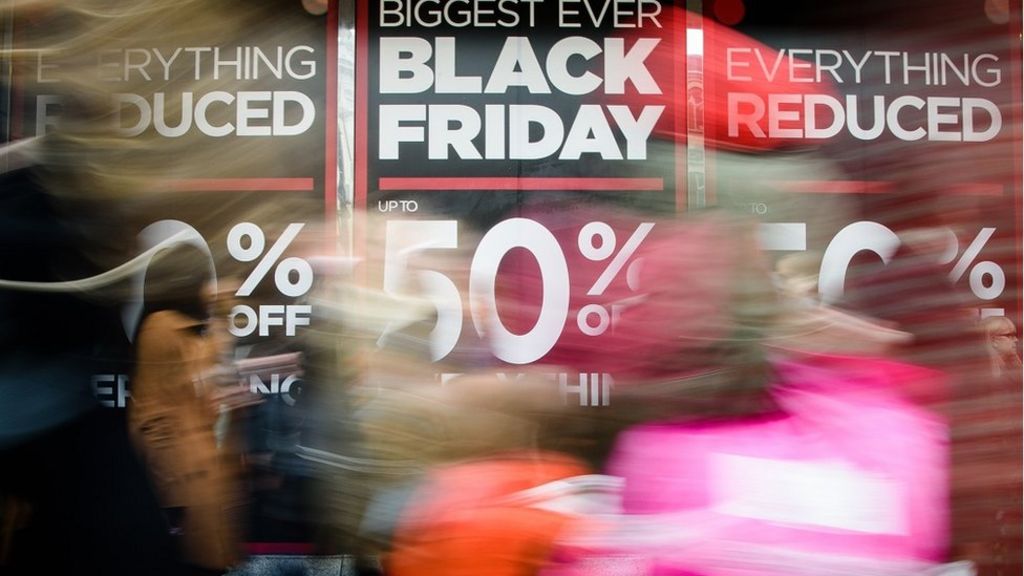 Black Friday online spending surge in UK and US BBC News