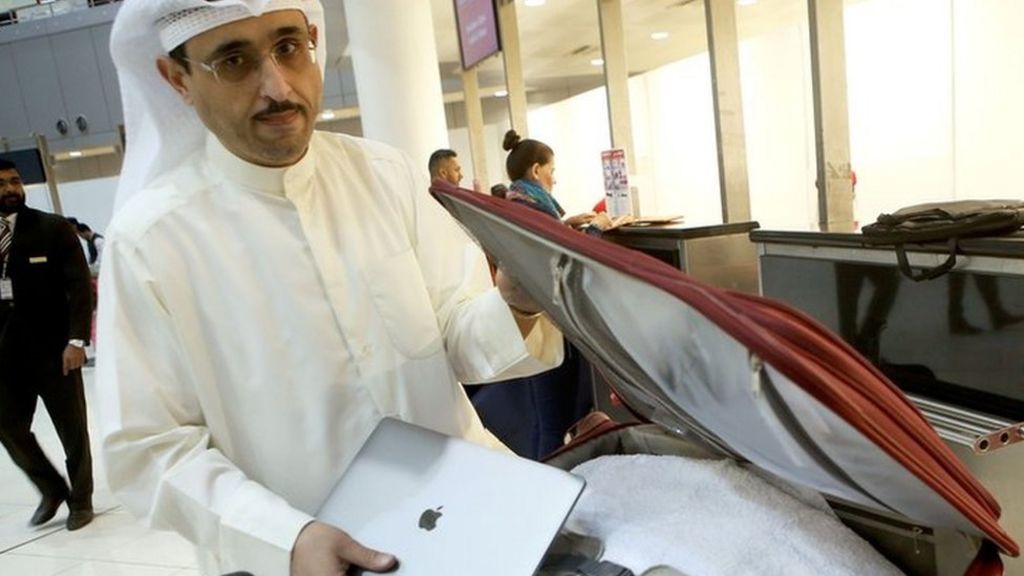 US and UK laptop bans on some Middle East flights come into effect