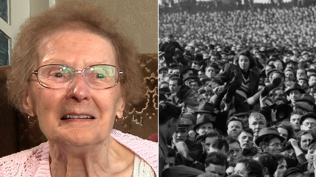 Fans pay tribute to Bolton Wanderers disaster survivor