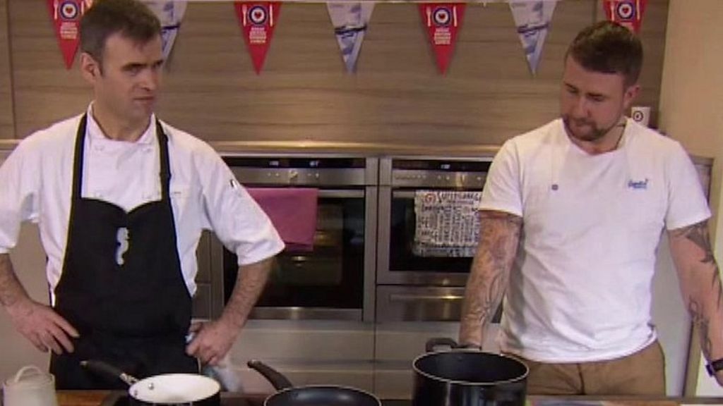 Injured war veteran from Morecambe cooks meal for charity