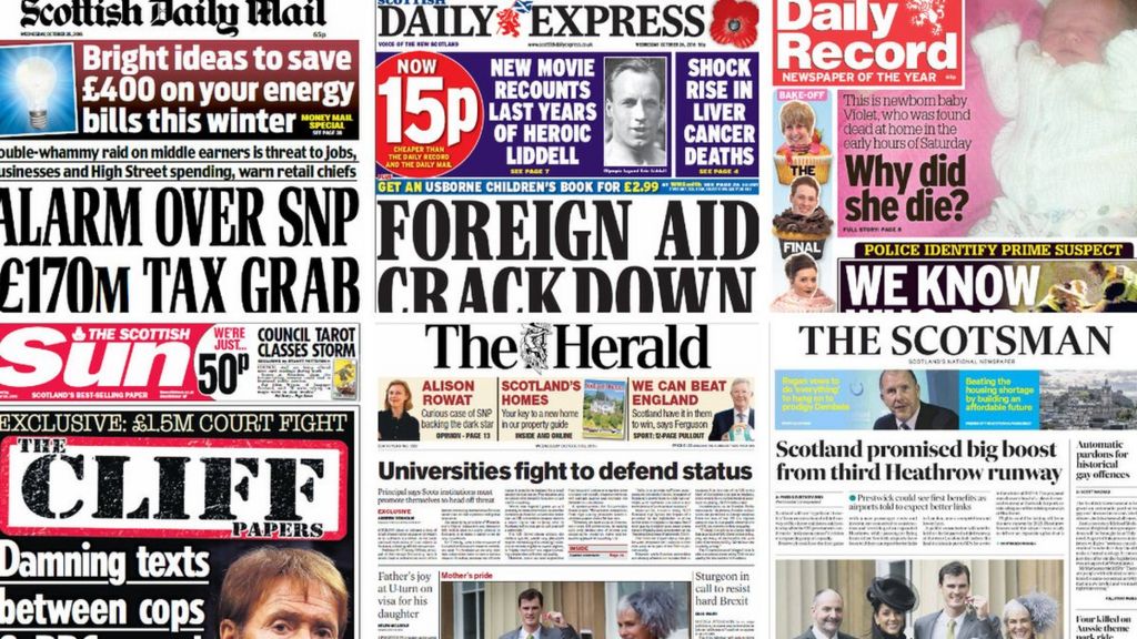 Scotland's papers: Heathrow 'big boost' and council tarot 'storm'