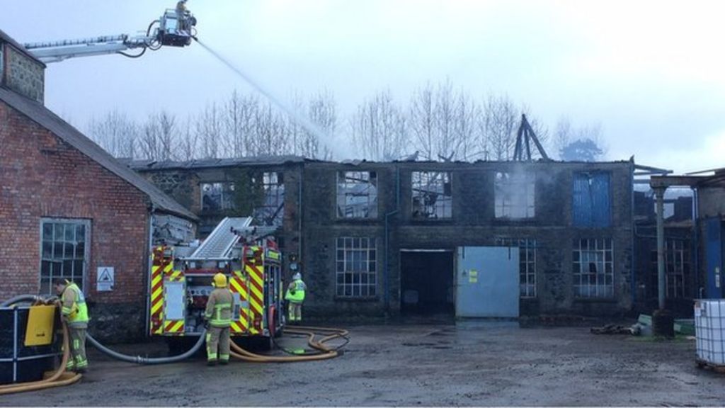 Fire at 'Ireland's oldest linen mill' William Clark and Sons