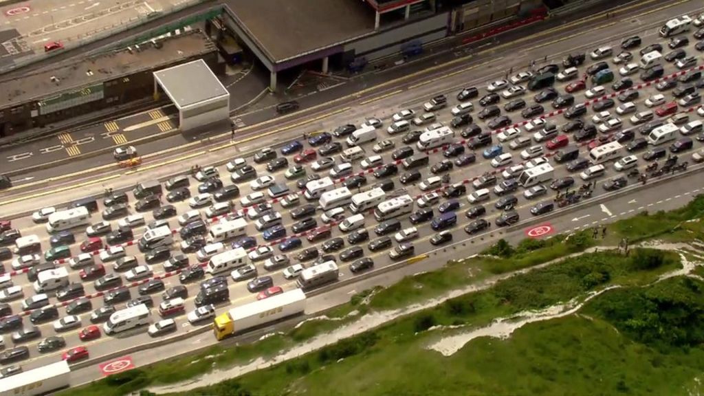 Dover ferry port passengers hit by traffic chaos BBC News