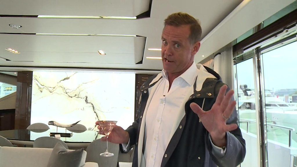 On board an $11m luxury yacht