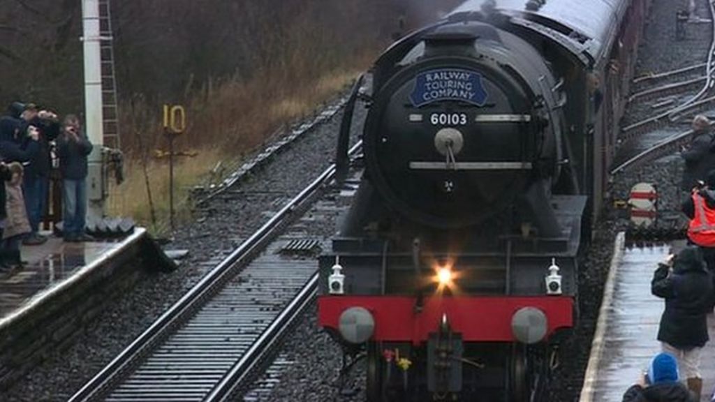 VIDEO: Flying Scotsman loco back on track