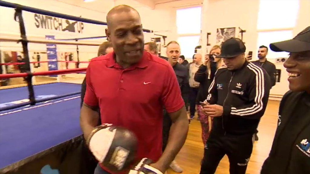 Frank Bruno boosts Nottingham boxing school's new home bid
