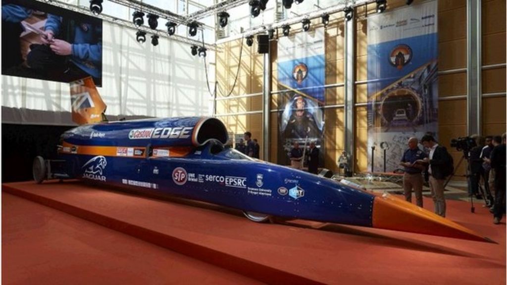 1,000mph Bloodhound car unveiled