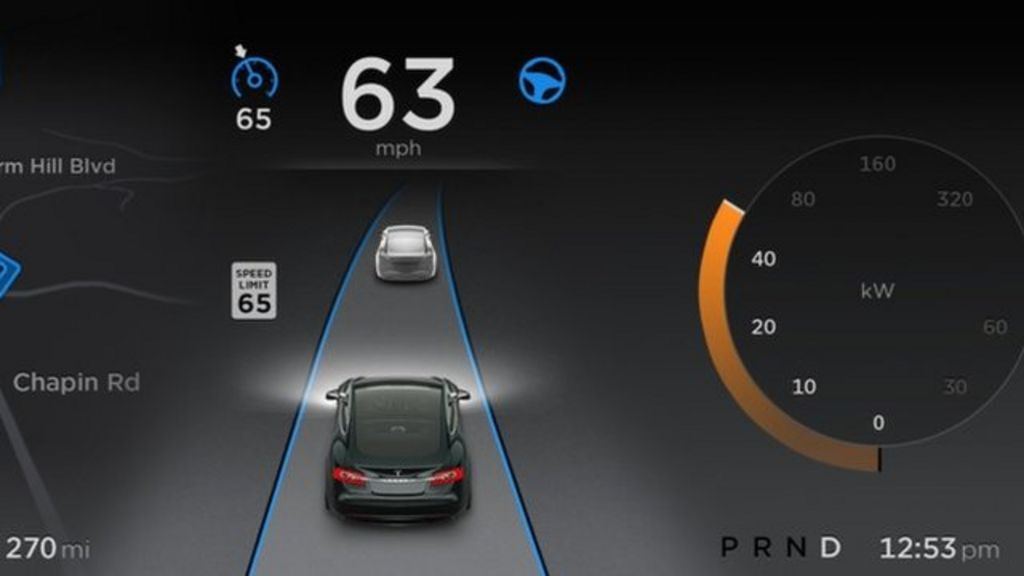 VIDEO: How Tesla's autopilot system works