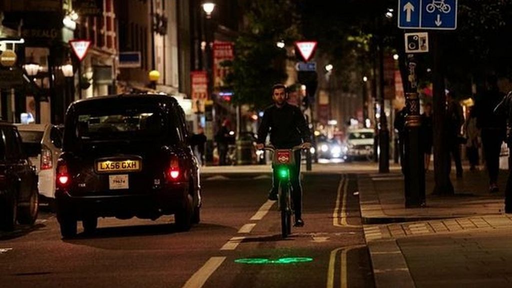 Cycle hire bikes to get laser lights