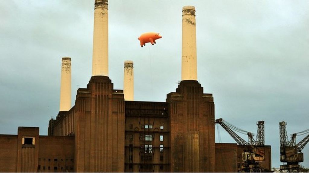 Pink Floyd pig in Suffolk pop memorabilia auction - BBC News