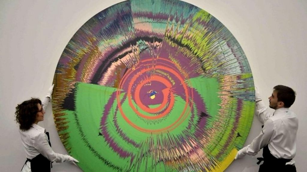 David Bowie's art on show ahead of Sotheby's auction