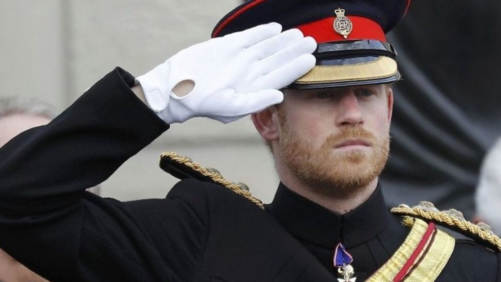 Prince Harry reads poem as UK marks Armistice Day