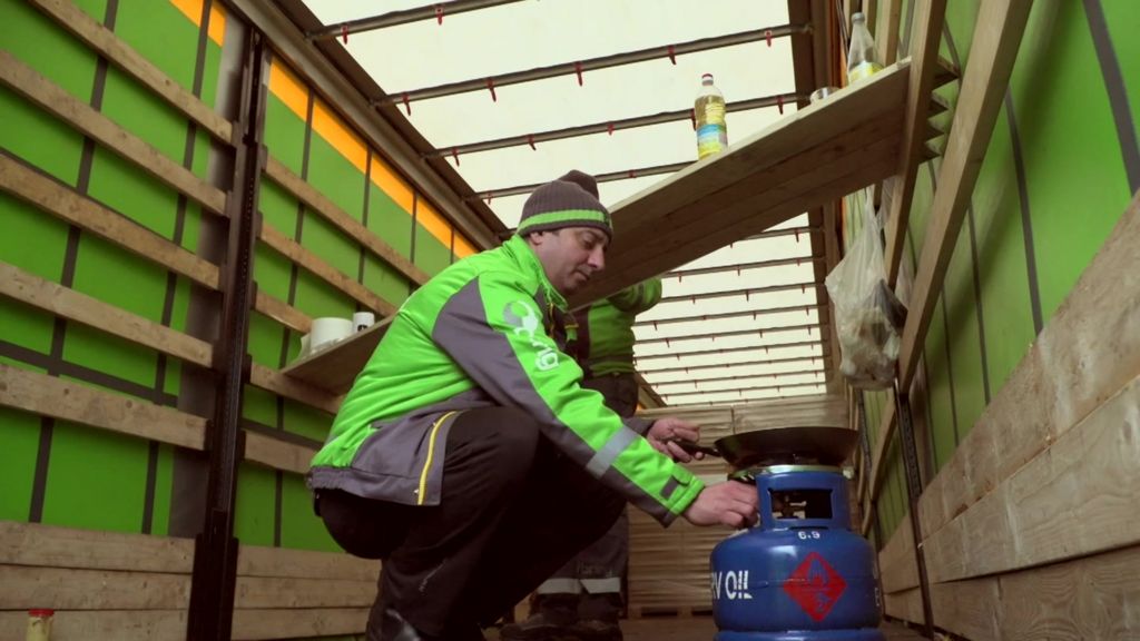 Lorry driver: 'I feel like a prisoner in my own lorry'