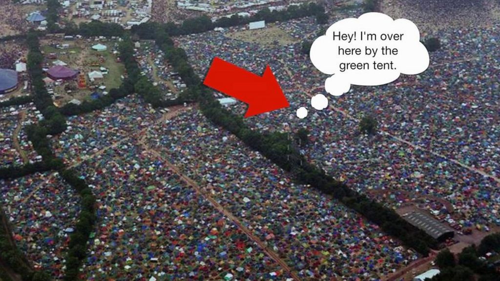 Finding your friends in a crowd is all in the maths