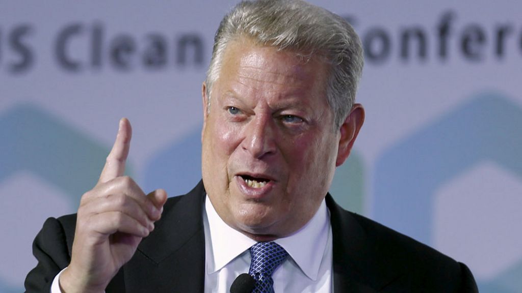 Gore 'hoping for best' from Trump over climate
