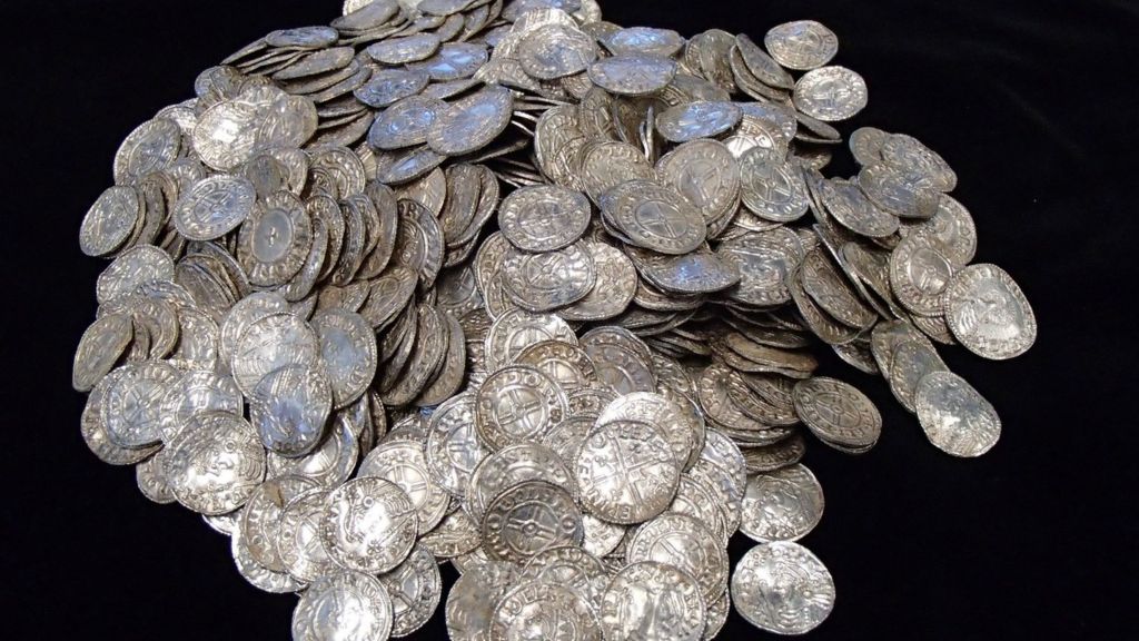 Lenborough Anglo Saxon coin hoard valued at £1.35m - BBC News