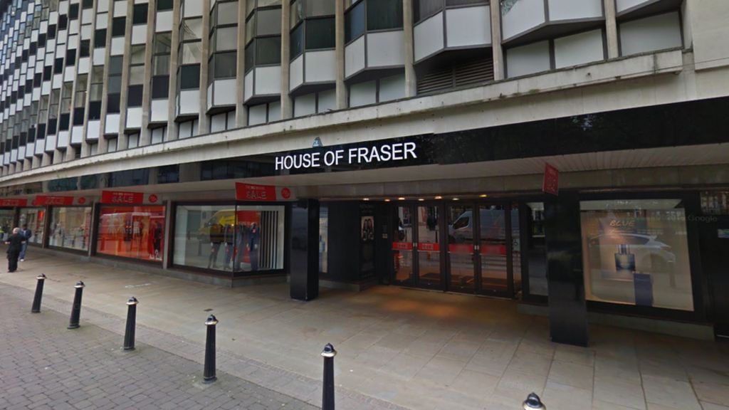 Loaded gun found in Birmingham's House of Fraser store