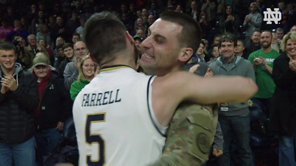 Notre Dame: Emotional reunion for player