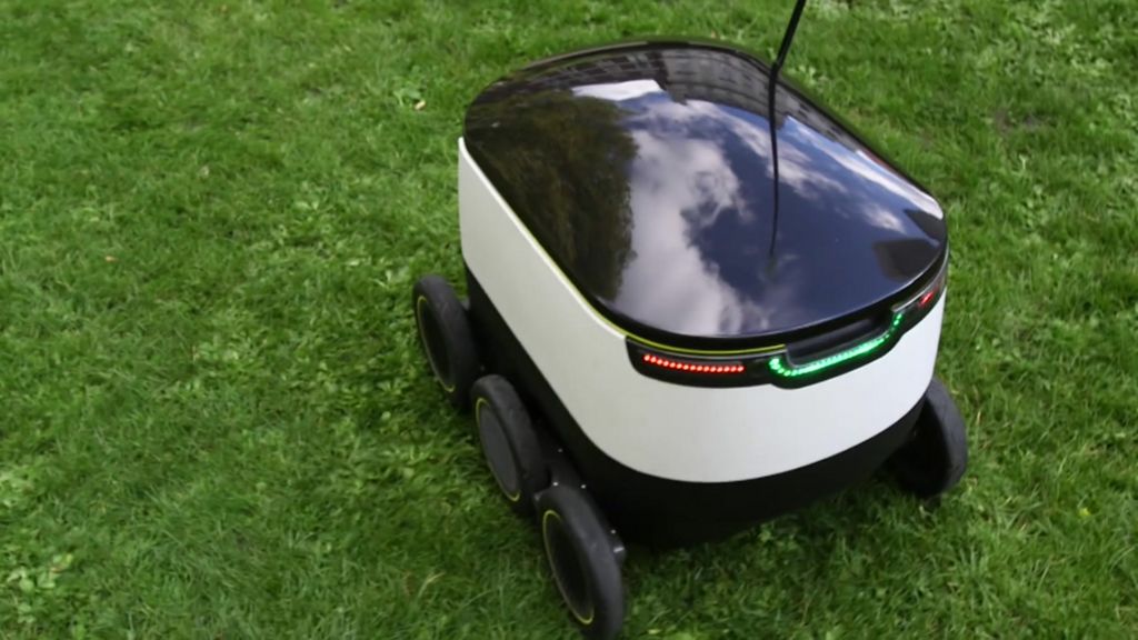VIDEO: Robot aims to reduce delivery costs