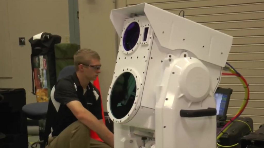 VIDEO: Boeing laser shoots drone from sky