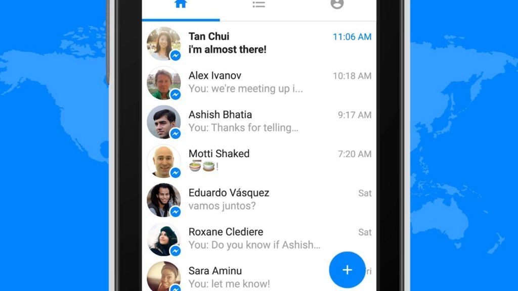 Facebook Messenger 'slims down'