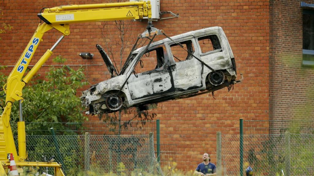 Brussels lab fire 'to destroy evidence'