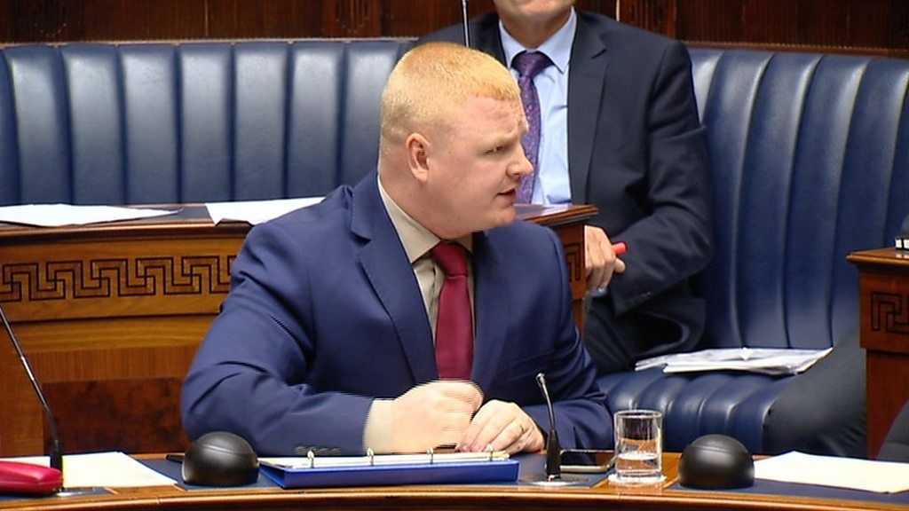 Disabled MLA Andy Allen takes offence at DUP 'stand up' remark