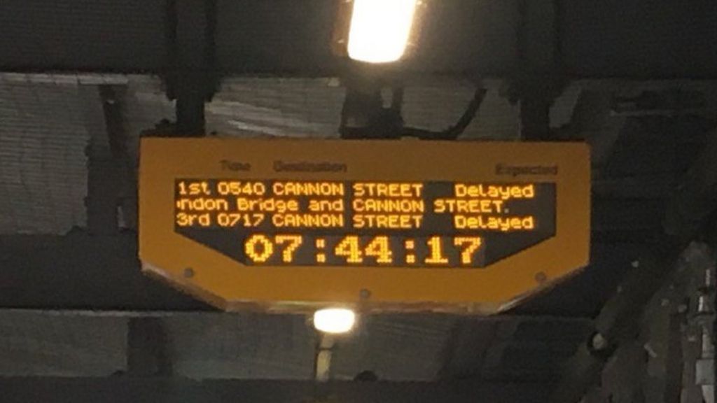 Rail chaos blamed on engineering works