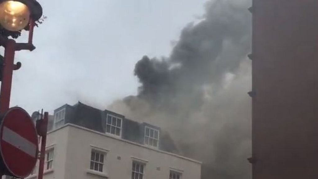London Chinatown fire tackled by firefighters
