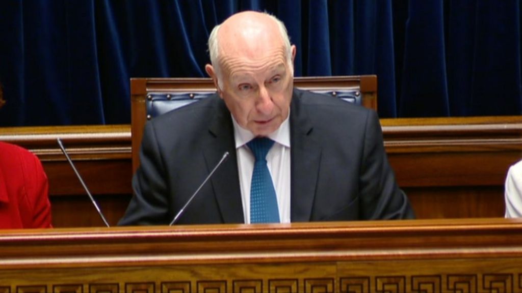 Speaker Robin Newton denies 'party political motivation' over RHI statement