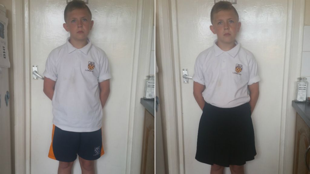 Teenage boys in Rottingdean school skirt protest over hot weather