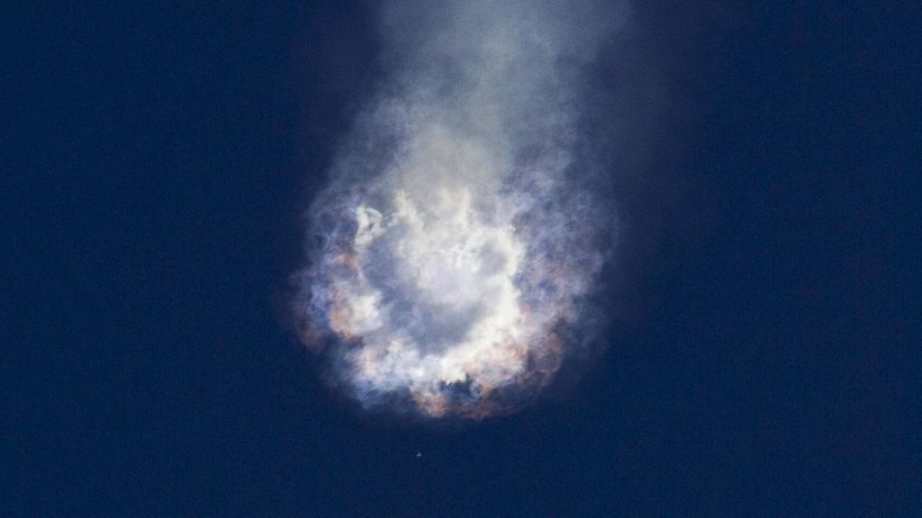 SpaceX rocket explodes after launch