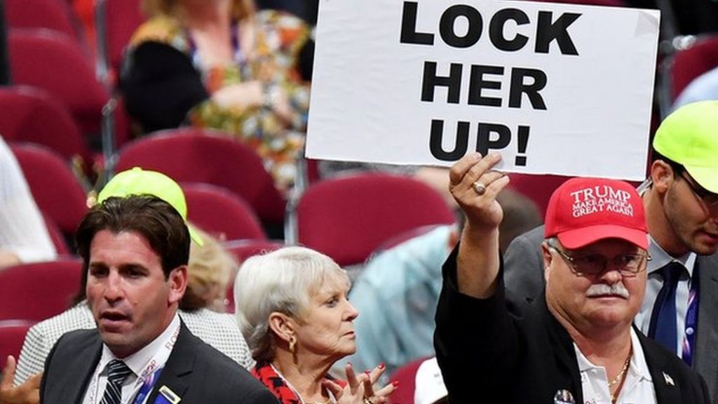 US Election: Do 'lock Her Up' Chants Mark A New Low? - BBC News