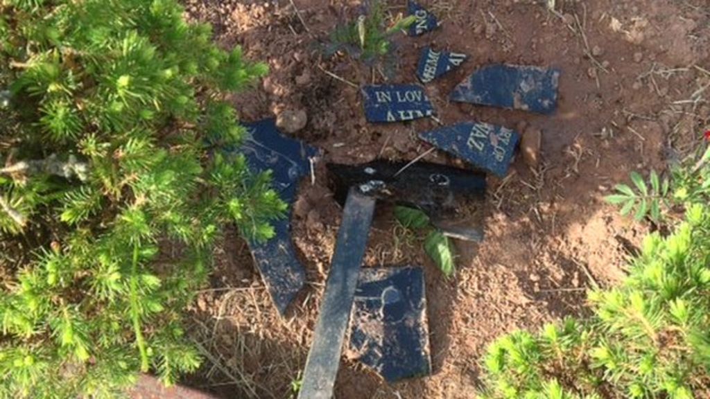 Muslim grave damage was 'hate crime'