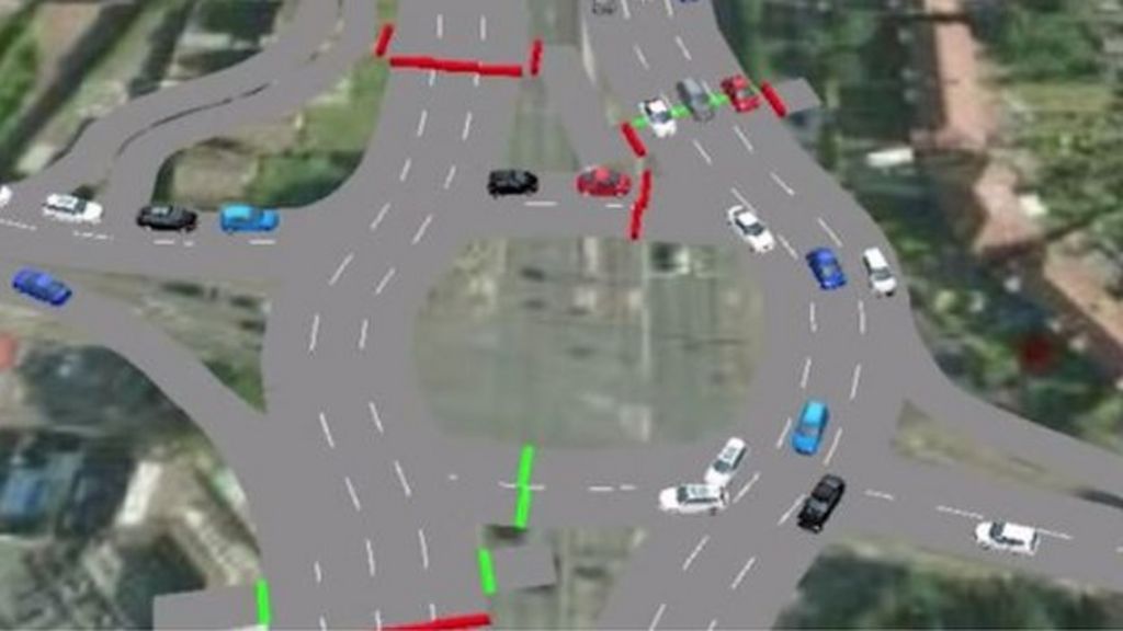 Coventry 'malfunction junction' car crashes in simulation - BBC News