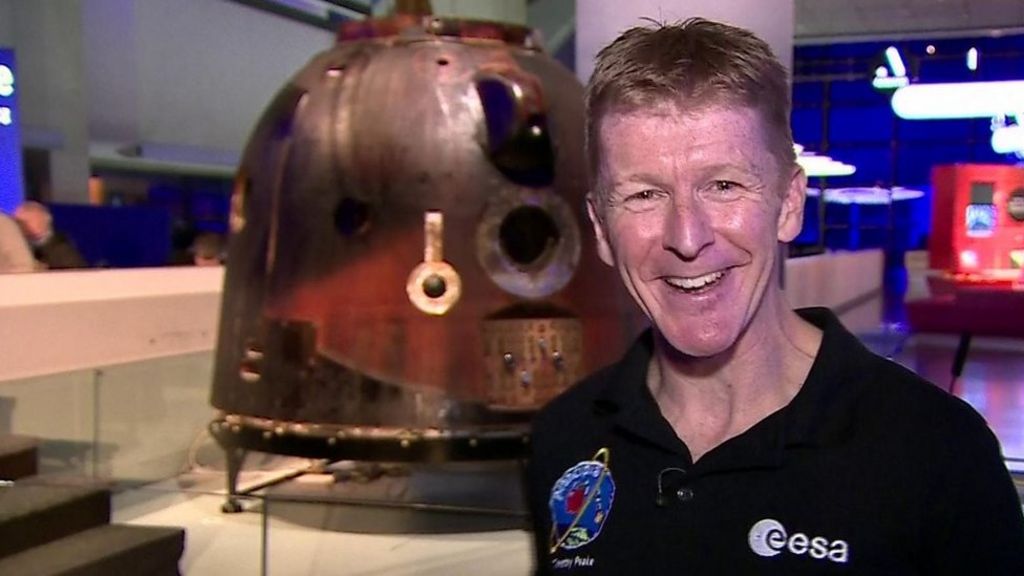 Tim Peake's capsule goes on display at Science Museum