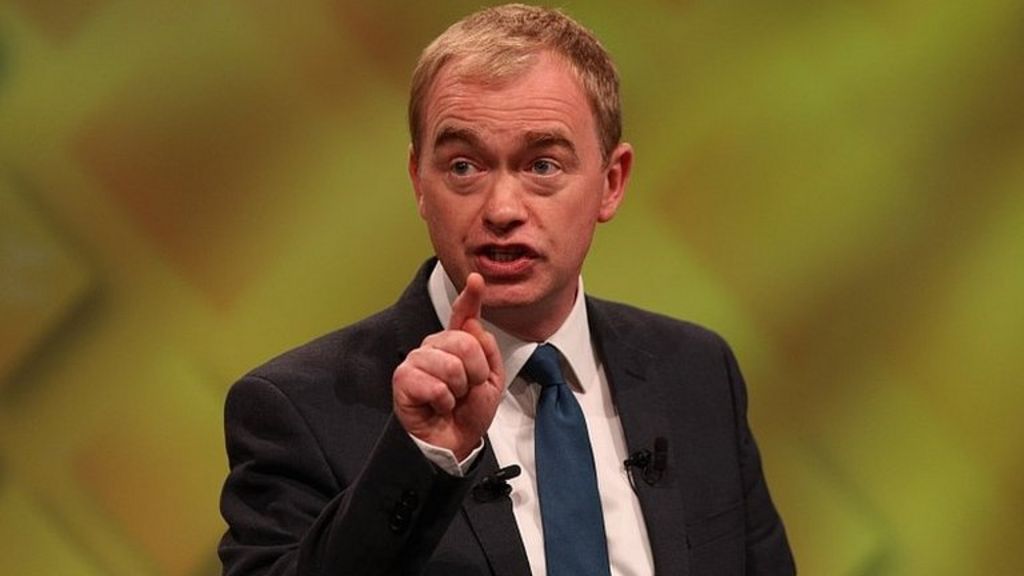 Tim Farron praises Blair as he targets Labour voters