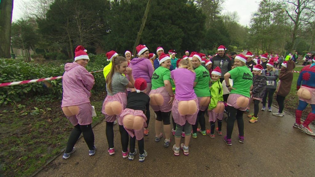 Runners don 'bum shorts' in cheeky dash