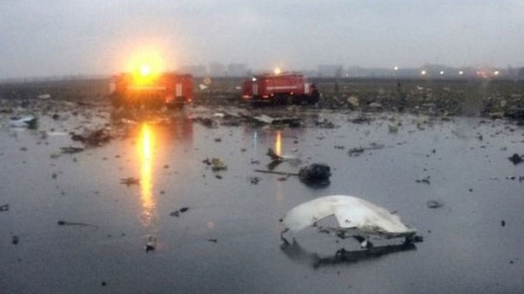 Russia plane crash Dozens killed in RostovonDon BBC News