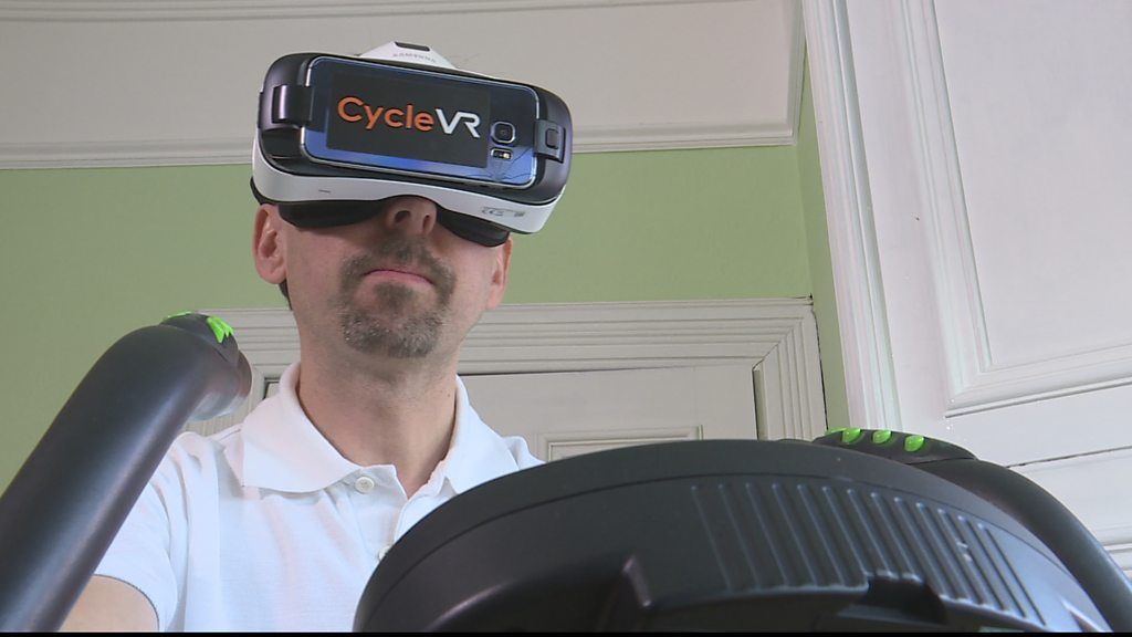 Virtually cycling the length of Britain