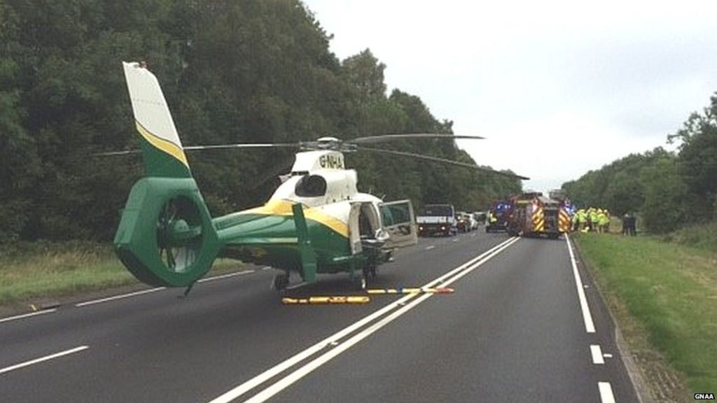 A69 crash: Two killed in accident named by police