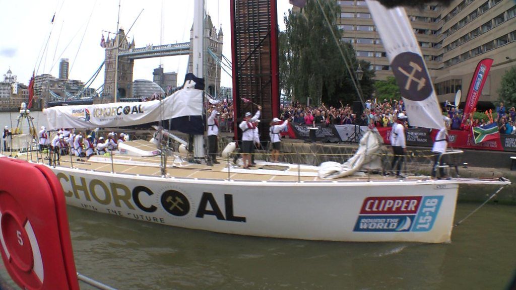 Clipper Round the World yacht crews welcomed in London