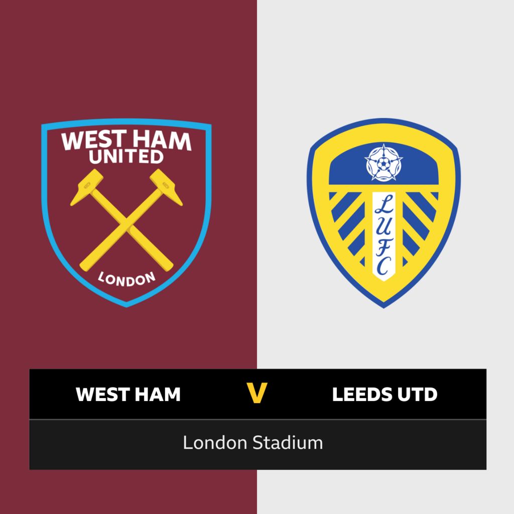 Follow West Ham United Vs Leeds United Live BBC Sport