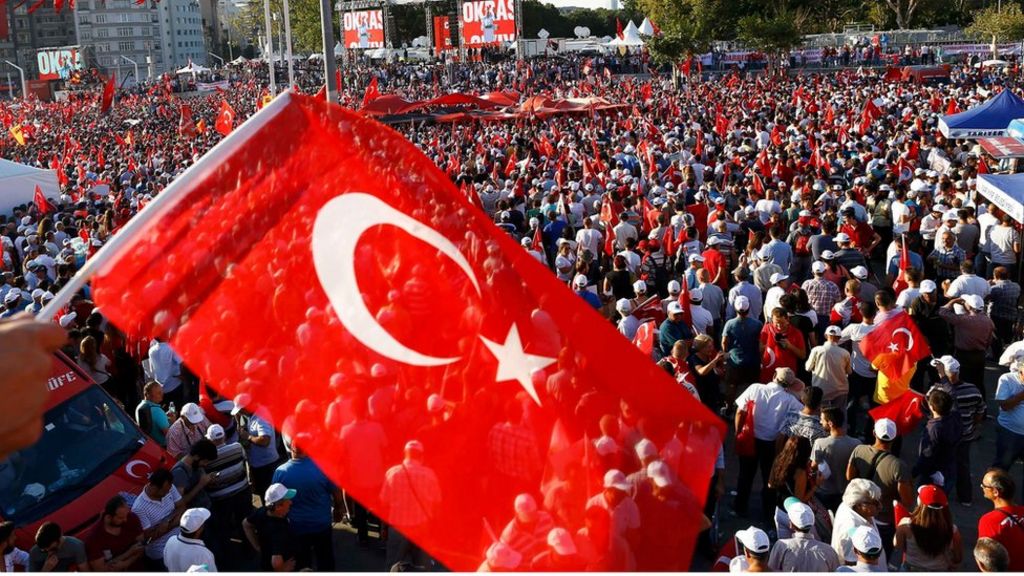 Turkey failed coup: Tens of thousands in pro-democracy rally
