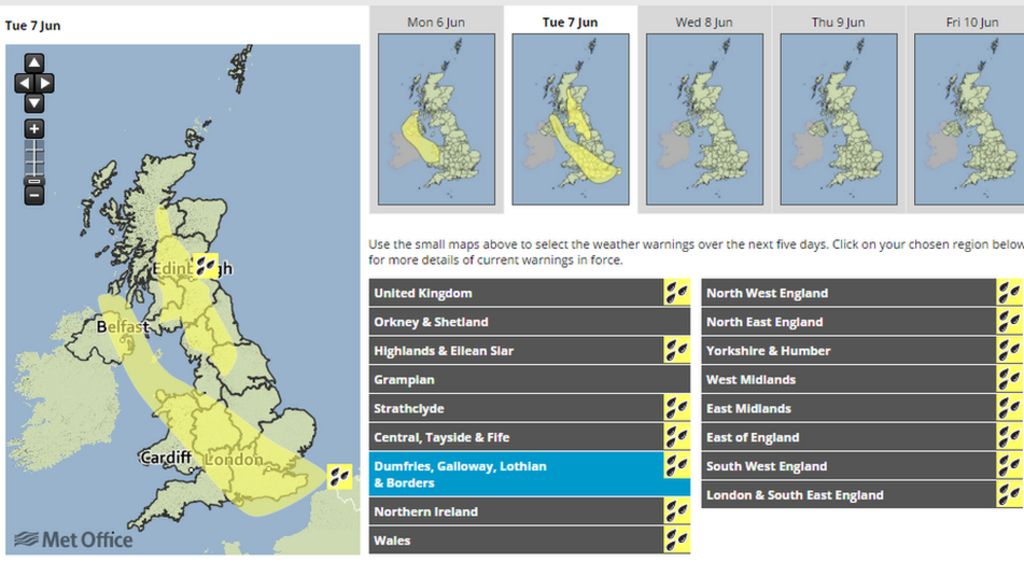 'Torrential downpour' warning issued