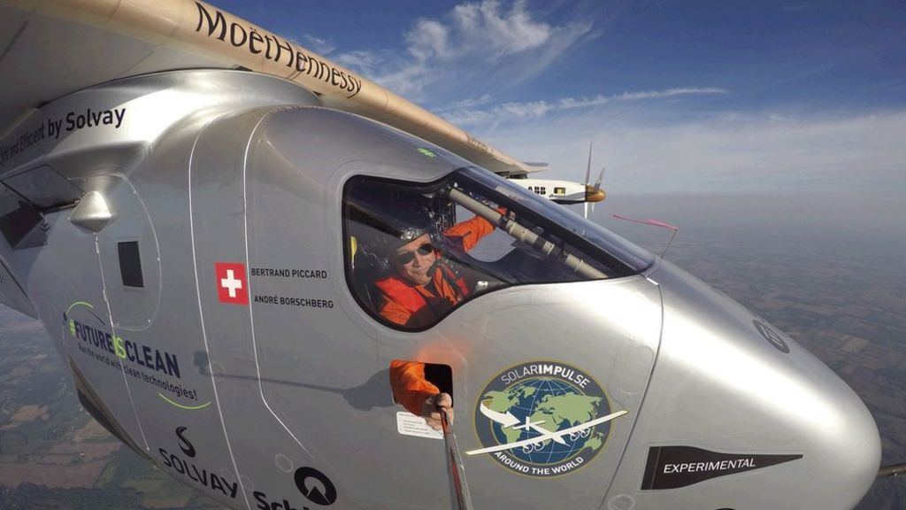 Solar Impulse lands in Pennsylvania