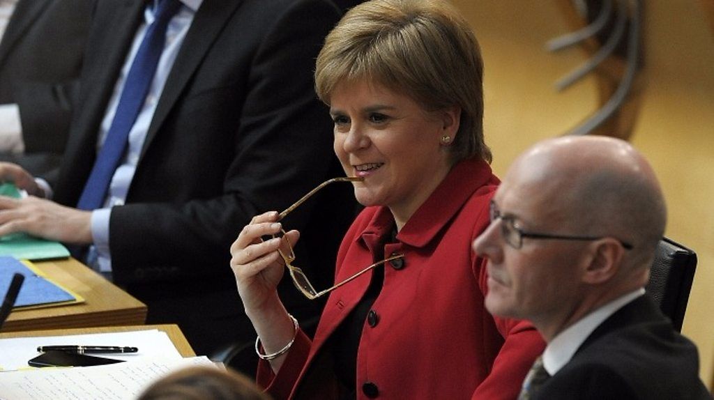 Holyrood backs Sturgeon's call for Indyref2