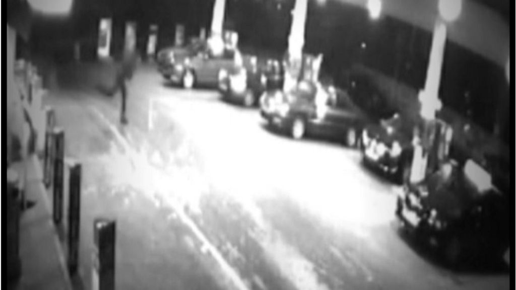 CCTV shows moment PSNI officer comes under fire at petrol station